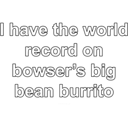 video game dunkey bowsers big bean burrito