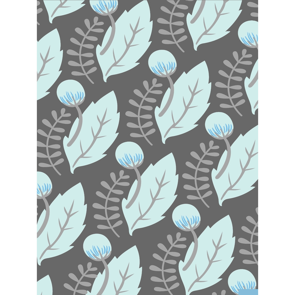 Leaves and Flower Bud Graphic .png