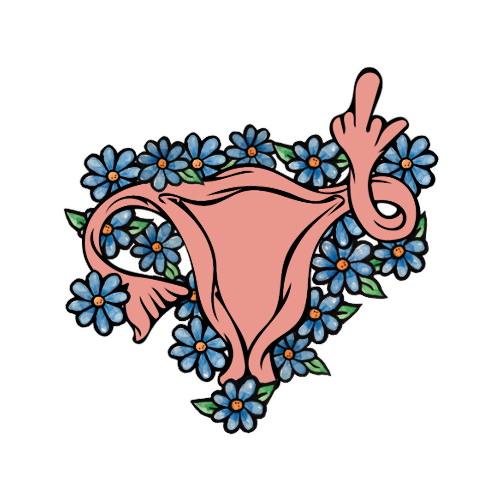 Middle Finger Uterus Pro-choice Feminist.png