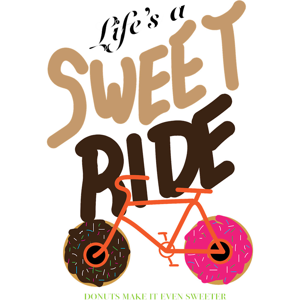 Donuts Make Life Worth Living Donut Bicycle Donut.png