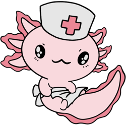 Youre My CrushKawaii Axolotl Nurse Pun Funny Nursing RN Gift