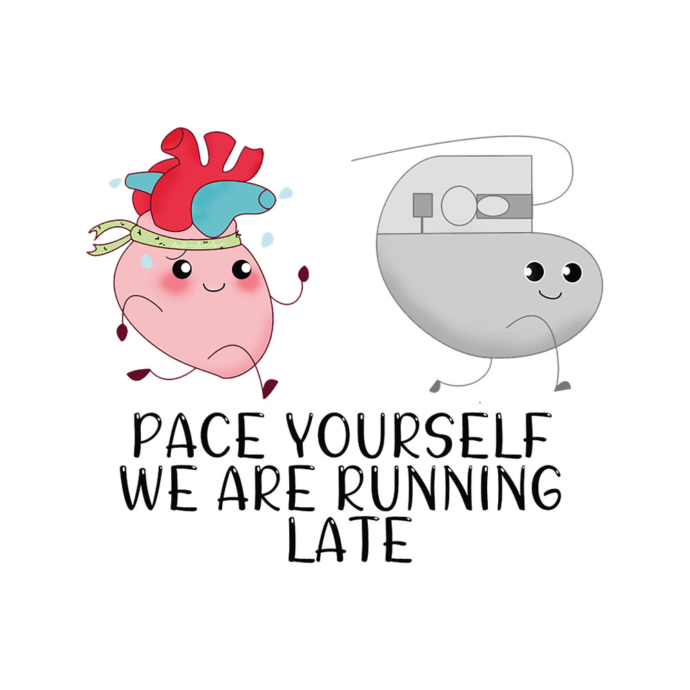 Pace Yourself- Jogging Heart And Pacemaker Fitted Scoop .png