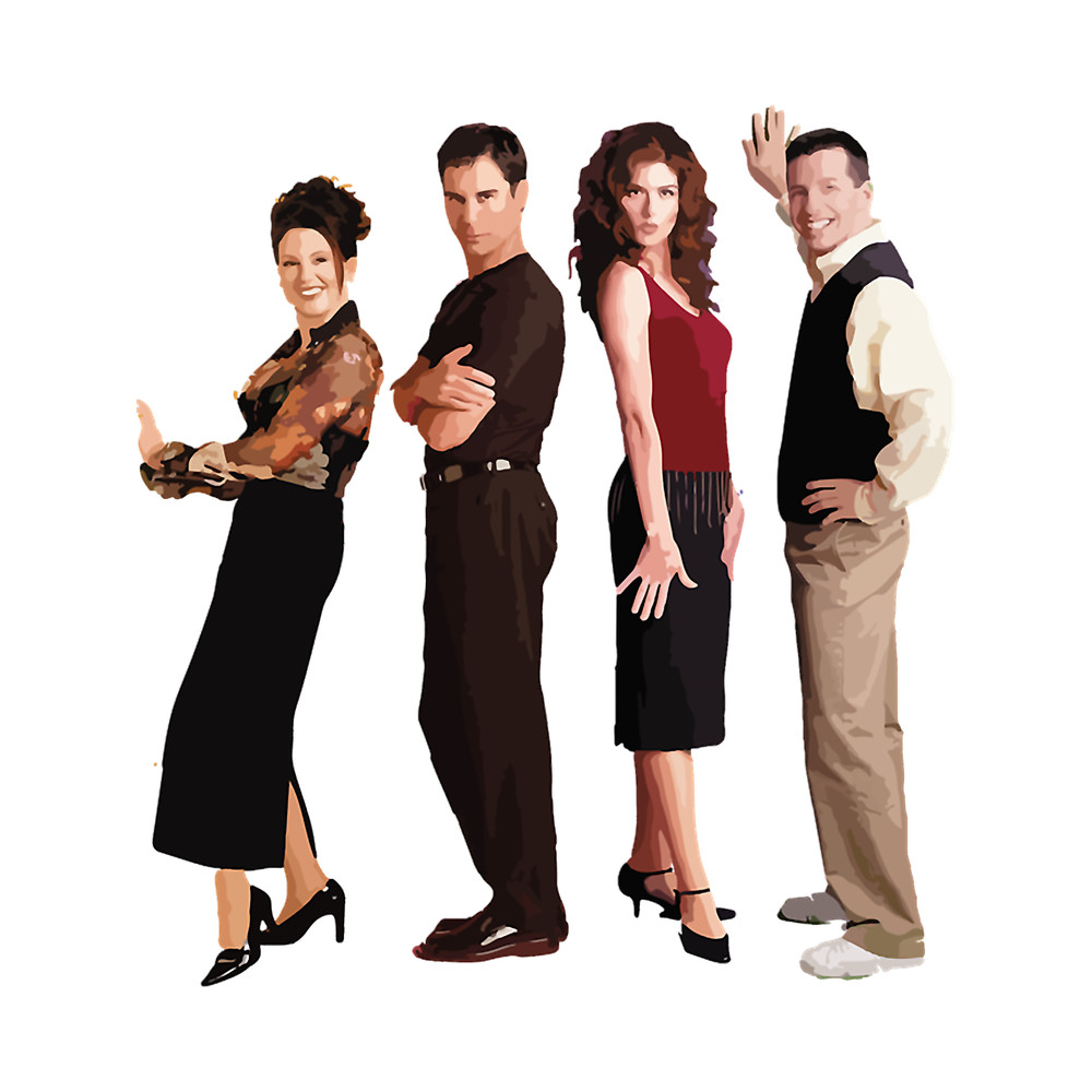 Strange Enough Special Thing Will And Grace Cast Graphic Gift .png