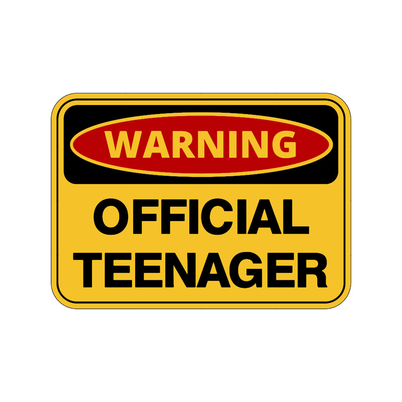 Warning Official Teenager - Human Warning Label.png
