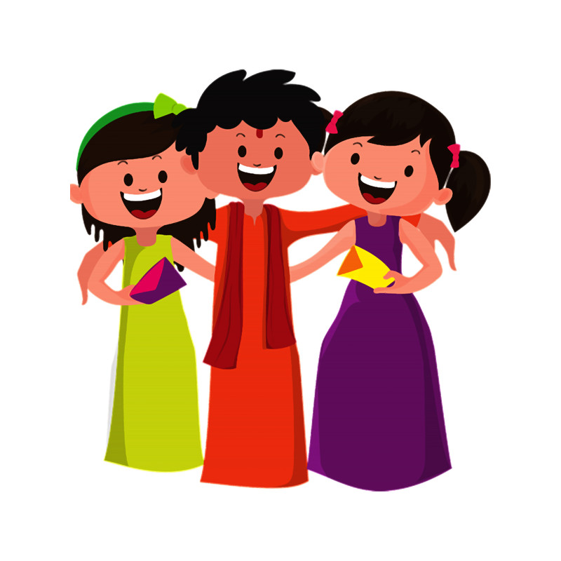 happy rakhi, Raksha bandhan multicolor.png
