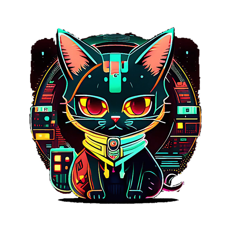 A Cat Cyberpunk - collection II - v21 .png