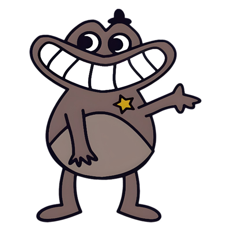 Garten of Banban Characters Sheriff Toadster.png