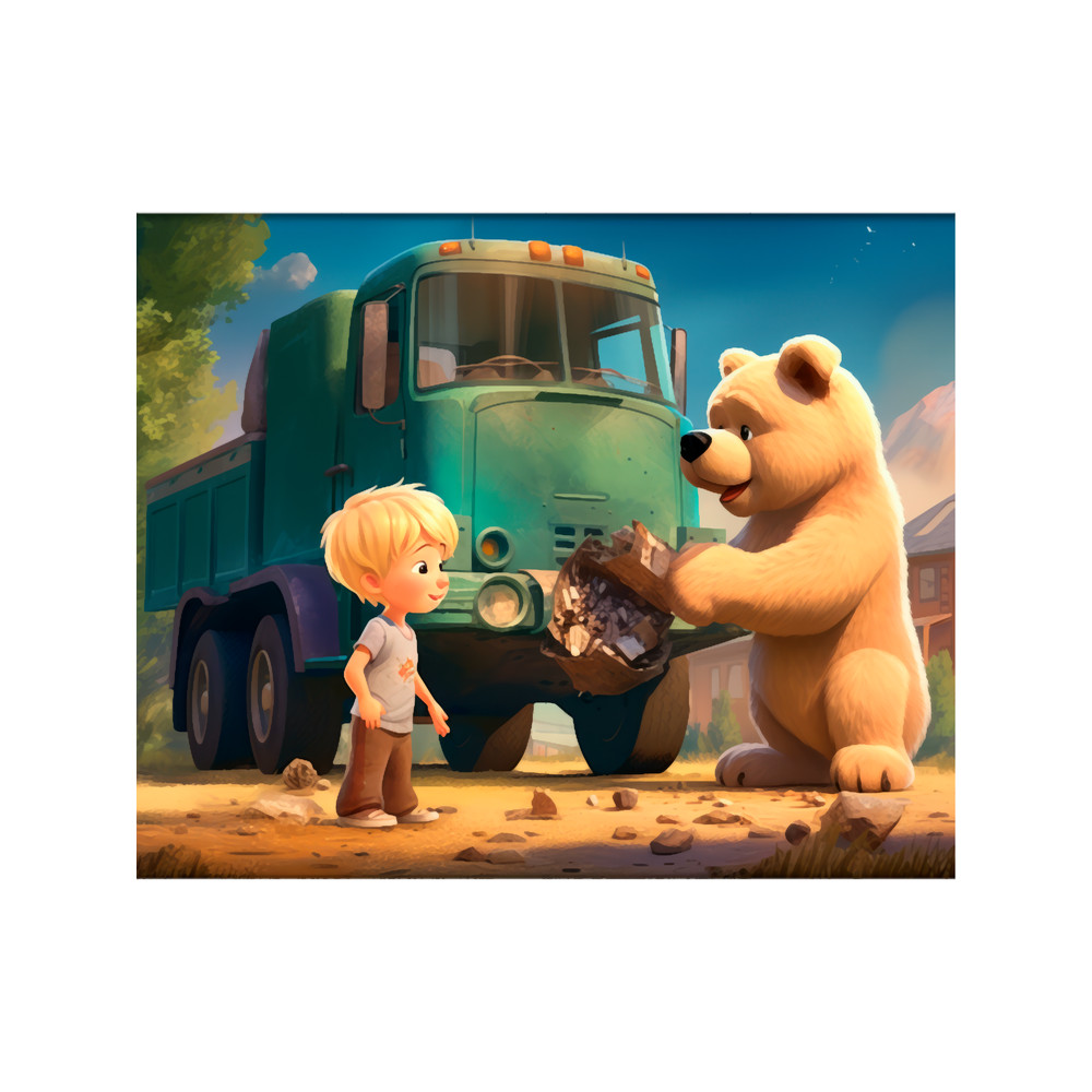 Hank and Trash Truck A Trash-Tastic Tale of Friendship.png