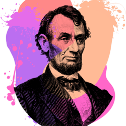 hank and trash truck(1)president abraham lincoln color image.
