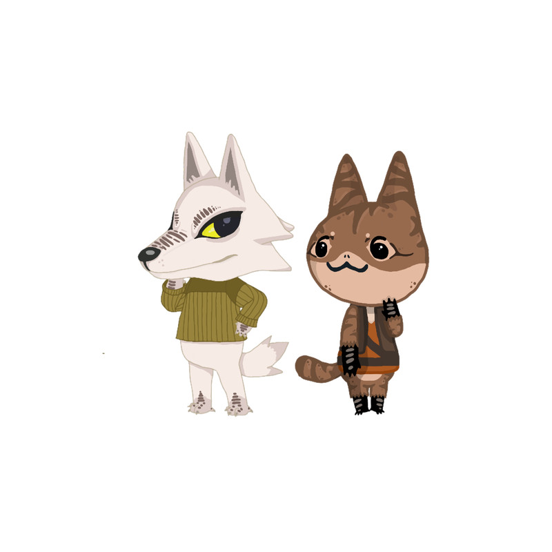 Villagers, Ezra and Dume .png
