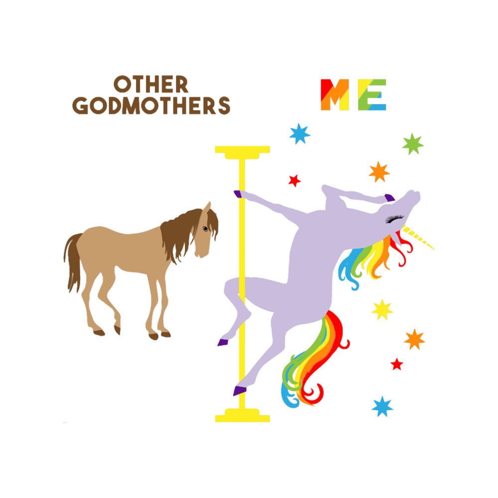 Funny Gift for Godmother Cute Rainbow Unicorn.png