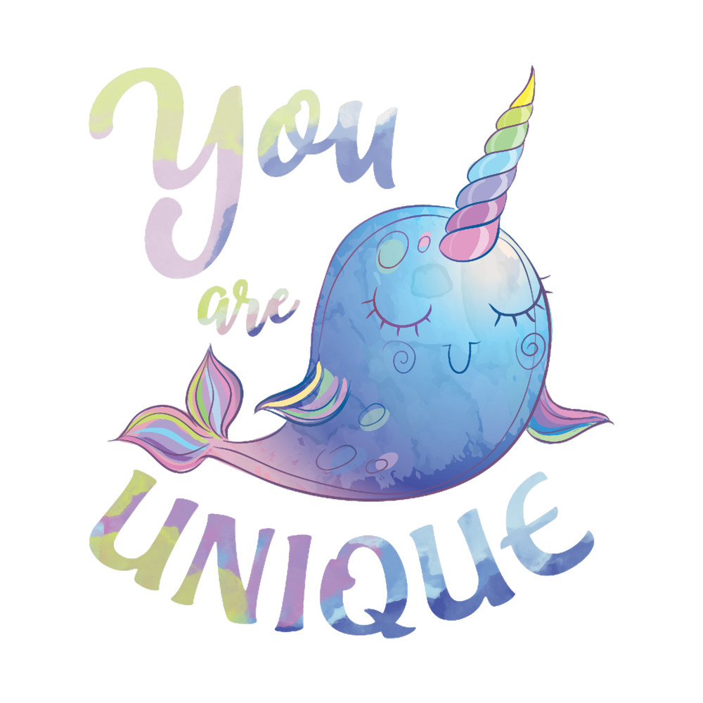 Funny Narwhal You Are Unique Unicorn Of The Sea Gift.png