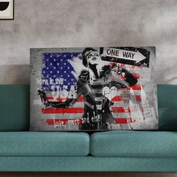 african woman canvas painting, black woman canvas print, african woman painting with bronze glitter texture, gold glitte