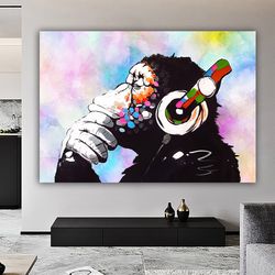 banksy canvas, graffiti painting, airplane painting, airplane pop art print, graffiti wall art, graffiti poster, canvas