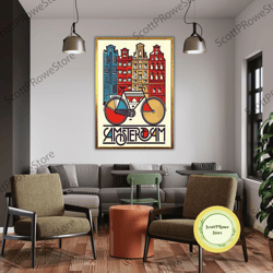 nederland travel print wall art amstrerdam wall hanging home dcor nederland gift art lovers amstrerdam art lover gift ne