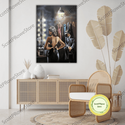 romantic couple canvas print, vintage lovers artwork, romantic wall decor, love art print, gift for couples, framed canv