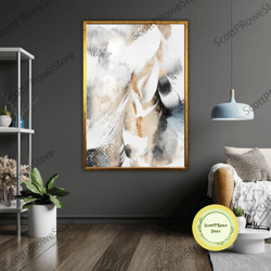 abstract expressionism wall art, canvas print, ready to hang, modern home decor, contemporary painting