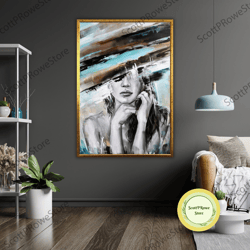 black pencil look art canvas, monochrome pencil sketch art, minimalist wall decor, contemporary art, unique gift idea