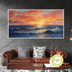 beach art, framed canvas print, beach wall art, gift for him, above sofa art, centerpiece art, wall decor, beach print,