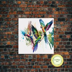 bird's eye view of a futuristic city-planet, cool scifi art, framed canvas print, ready to hang framed wall art