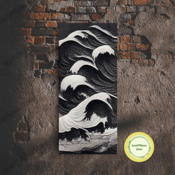 black and white photo of a barn and hay bail, liminal art, country decor, farmhouse style art, canvas print