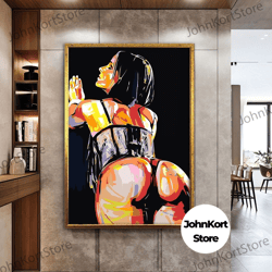 framed canvas ready to hang, cool elephant canvas wall art design, poster print decor for home office decoration, frame