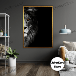 framed canvas ready to hang, chevrolet corvette art canvas print, ready to hang, framed wall decor, car lover gift