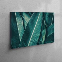 decor workplace decor, room decor canvas art, canvas wall art, modern art workplace decor, leaf poster, trendy canvas pr