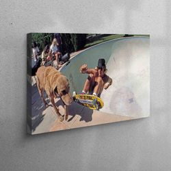 dogtown canvas decor, z boys poster, skateboarding art, workplace decor, home decoration, modern workplace decor, boy ro