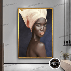 decorative wall art, ethnic canvas art, women wall art, canvas wall art, ethnic women wall art, american woman wall art,