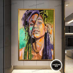 decorative wall art, ethnic canvas art, women wall art, canvas wall art, ethnic women wall art, colorful wall art, home