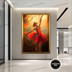 decorative wall art, large dancing painting, couple wall art, dance home painting, dancers wall art, party gifts, dance