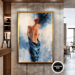 decorative wall art, sexy woman art, woman canvas art, fashion wall decor, fashion canvas print, woman poster, luxury fr