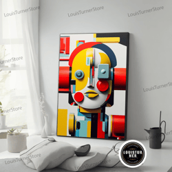 decorative wall art, simple abstract animal print art canvas painting, abstract wall art, colorful abstract wall art, ab