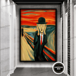 decorative wall art, edvard munch canvas print, the scream by edvard munch wall art, edvard munch scream print, the scre