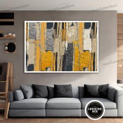 decorative wall art, modern abstract canvas painting, gold color wall art, black and gold art, gold painting, gold wall
