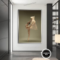 decorative wall art, modern ballerina canvas painting, abstract ballerina print wall art, ballerina canvas wall decor, d