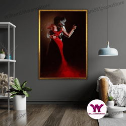 high quality decorative wall art, red sexy lips art canvas print, ready to hang, framed canvas, lipstick kiss wall art,