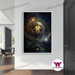 high quality decorative wall art, gold buddha canvas print, buddha wall art, buddha poster, asian wall art, buddha paint