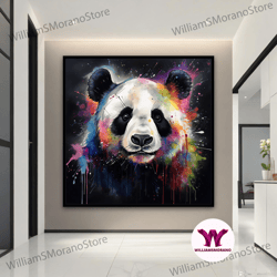 high quality decorative wall art, ostrich canvas painting, ostrich bird animal canvas print, ostrich wall art, birds can