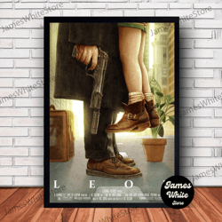 leon the professional movie poster canvas wall art family decor, home decor, frame option