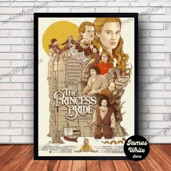 the princess bride movie poster canvas wall art family decor, home decor, frame option