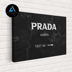 decorative wall art, gossip girl marfa poster, marfa canvas wall decor, motivational hype hustle entrepreneur gift, fash