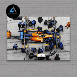 decorative wall art, norris mclaren f1 canvas, formula 1 poster, lando norris poster, mclaren canvas wall art, car poste