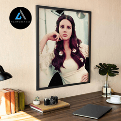 decorative wall art, vintage lana del rey canvas, lana del rey canvas, lana del rey fan gift, lana del rey retro canvas,
