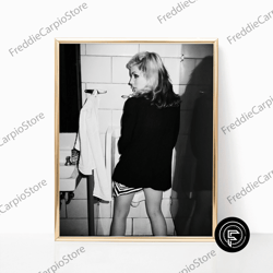 decorative wall art, debbie harry toilet print black and white photo retro vintage ladies room poster funny bathroom art