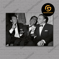 high quality decorative wall art, mouse pack canvas wall art, frank sinatra poster, dean martin art, sammy davis jr post