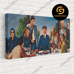 high quality decorative wall art, ragnar lothbrok, thomas shelby, soprano, walter white, joker, tony montana, escobar, e
