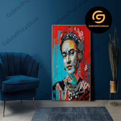 high quality decorative wall art, woman wall art, fashion wall art,frida kahlo poster, famous woman canvas, frida wall a