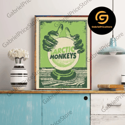 high quality decorative wall art, arctic monkeys canvas, music canvas, rock music band canvas, arctic monkeys 2014 conce